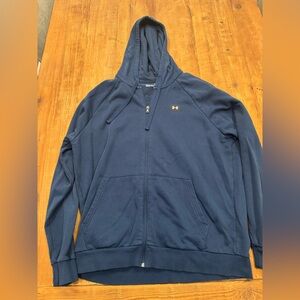 Under armor full zip hoodie in xl